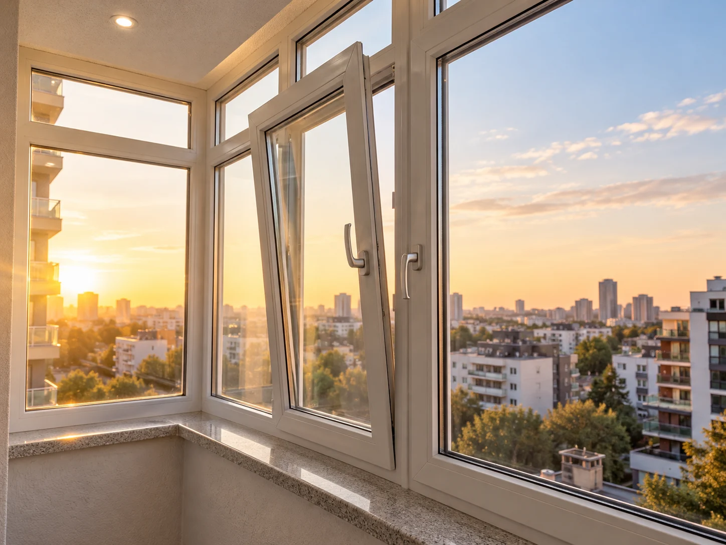 Ventana PVC instalada en un ambiente residencial