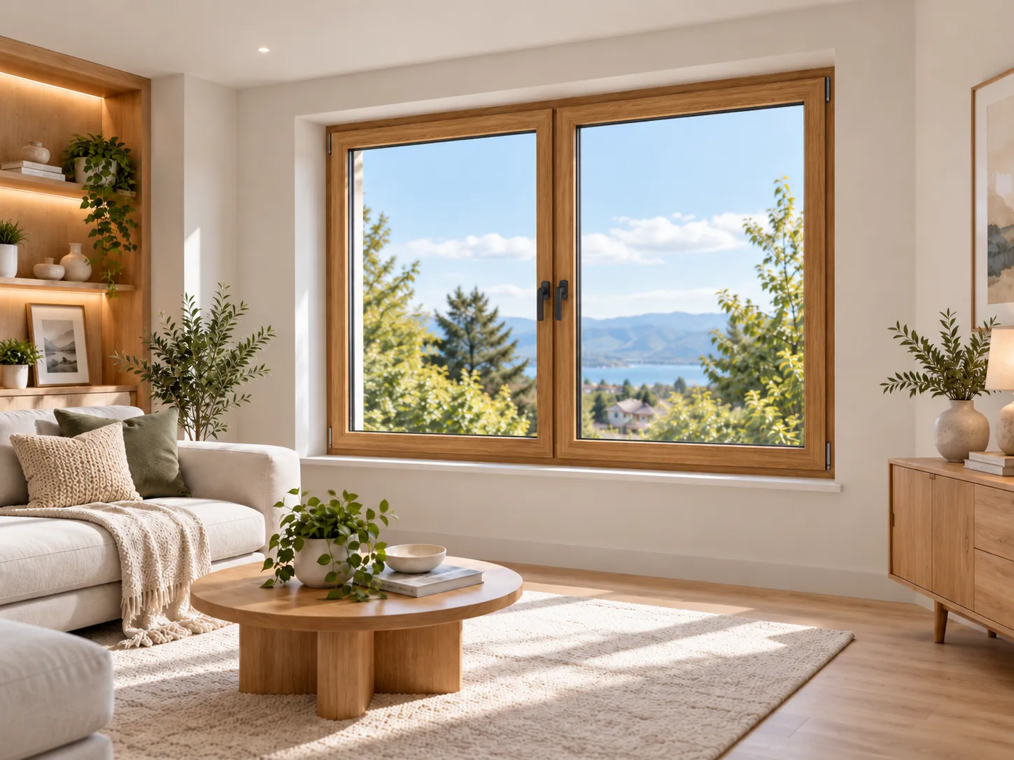 Sistema de ventanas PVC instalado en una vivienda
